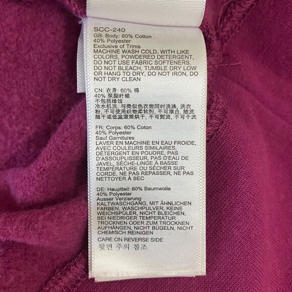 Marmot Coastal Hoodie Purple Women's Size Medium Long-Sleeve Pullover Sweatshirt - Picture 11 of 14